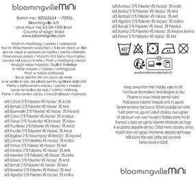 Újrahasznosított pamut gyerek takaró 130x160 cm Memmo – Bloomingville Mini