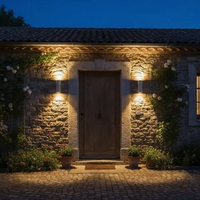 Ideal Lux - GUN kültéri fali lámpatest 1xE27/60W/230V 31 cm IP54 szürke