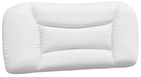 fehér műbőr fejtámla párna 80 cm