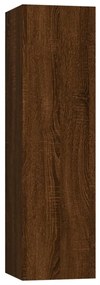 barna tölgy falra szerelhető TV-szekrény 30,5x30x110 cm