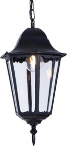 KAJA K-5006H CZARNY LOZANA Fekete Színű Kültéri Függeszték 1xE27 15W IP44