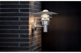 Nordlux - Kültéri fali lámpa LONSTRUP 1xE27/60W/230V IP44 ezüst