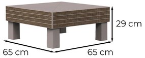 Elements Signature asztal párna nélkül dió