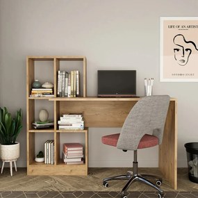 Polcos íróasztal 117x40x92cm tölgy FUR-1604-tolgy