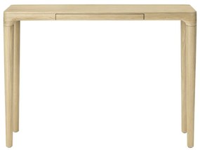 Natúr színű tölgyfa konzolasztal 12x110 cm Heart'n'Soul – UMAGE