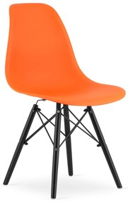 PreHouse OSAKA narancssárga szék / fekete lábak