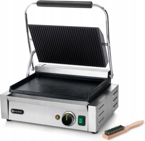 Kontakt Grill Kenyérpirító Panini Felső Bordázott Alsó Sima 2200W Erős