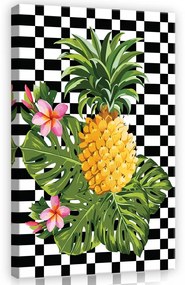 Ananász, vászonkép, 40x60 cm méretben