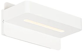 Modern fali lámpa fehér, LED-del USB-vel - Ted
