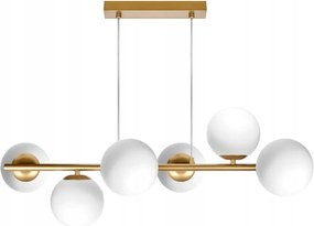 Ceres 6 Függőlámpa Modern, üveggömbök, 6xE14