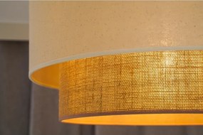 Duolla - Felületre szerelhető csillár BOHO 1xE27/15W/230V átm. 45 cm krémes/barna