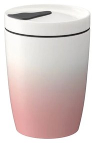 Like To Go rózsaszín-fehér porcelán utazóbögre, 290 ml - Villeroy &amp; Boch