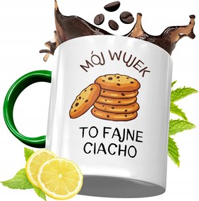 Zöld Bögre Nagybácsinak Tökéletes Ajándék fényképes nyomtatással