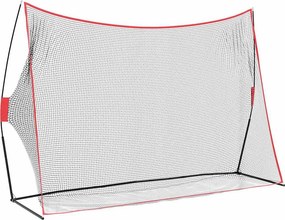 vidaXL Golf Edzősegéd Fekete 314 x 92 x 214 cm Poliészter