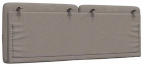 tópszínű szövet fejtámla párna 140 cm