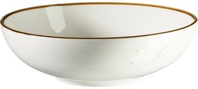 Mäser Bowl Pintar Fehér barna pöttyök 22 cm, 22 cm