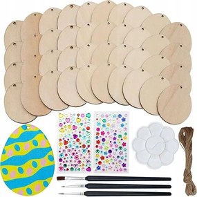 Húsvéti tojás fa húsvéti dekoráció festés szett 5cm 60db