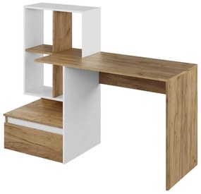 PC asztal Nacio (artisan tölgy + fehér) . 1116421