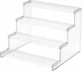 4 Szintes Átlátszó Muffin Állvány Display Polc