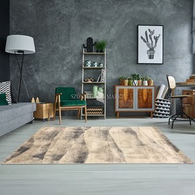 Flora 9033 modern mintájú szőnyeg (Beige) 40x70 cm