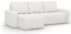 Modena sarokkanapé, bouclé, univerzális oldal, krém