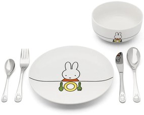 Porcelán gyerek étkészlet 6 db-os Miffy – Zilverstad