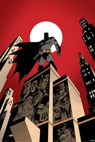 Plakát Batman - Villain Skyline, (61 x 91.5 cm)
