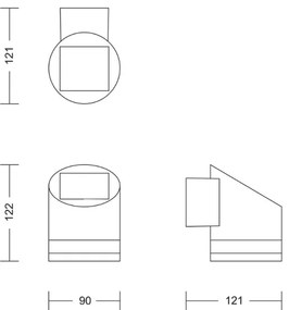 Philips - LED Napelemes fali lámpa FYCE LED/1,5W/3,7V 1200 mAh IP44