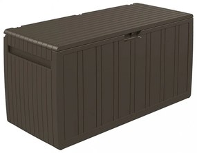 barna párnatároló láda 117 x 45,5 x 57,5 cm 270 L