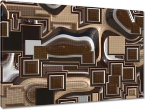 Vászonkép 90x60 Csokoládé absztrakt