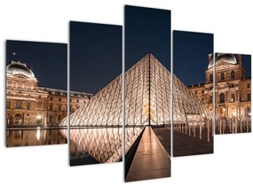 Kép - Louvre éjjel (150x105 cm)