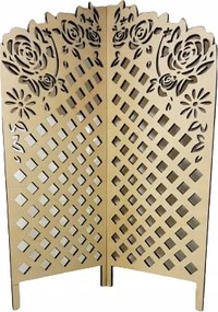 Dekorációs Paraván Rétegelt Lemez 130X95 cm