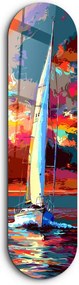 Sailing üvegkép, 20×80 cm