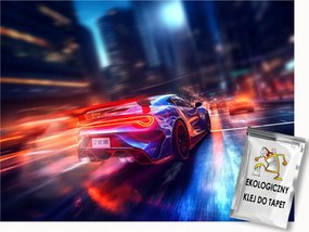 Fotótapéta Flizelina Város Este Éjszaka Autó Vezetés 400x280 ragasztó