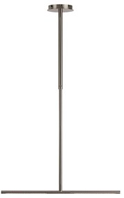 Ezüstszínű fém LED függőlámpa fém búrával Omni Ceiling – UMAGE