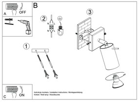 Sollux SL.1500 - Fali spotlámpa RING 1xGU10/10W/230V zöld