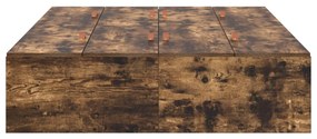 Tárolós Ágykeret Füstölt Tölgy 120x200 cm