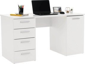 Íróasztal, fehér, EUSTACH
