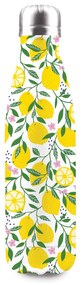 Duplafalú rozsdamentes acél termosz citrom mintás
