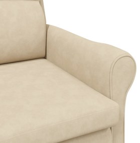 Krém Karosszék Krém Szövet és Fa Standard Ergonomikus