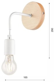 Fali lámpa ORAZIO 1xE27/60W/230V