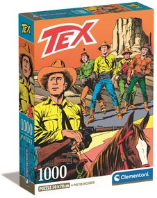Tex Willer Ride 1000 db-os Compact puzzle Clementoni
