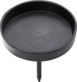 ADVENT koszorúba szúrható gyertyatartó, fekete Ø8cm, 4 db-os szett