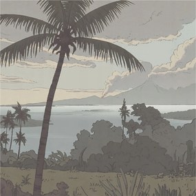 Stílusos Dekoratív fotótapéta Flizelin Egzotikus tájkép 250x250 Ragasztó