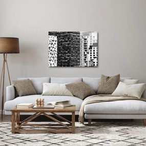 Fekete-fehér építészet képe (70x50 cm)