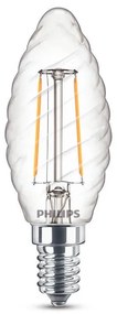 Philips ST35 E14 LED gyertya fényforrás, 2W=25W, 2700K, 250 lm, 220-240V