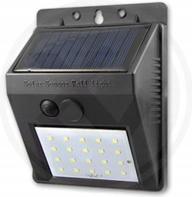 Napelemes Led kerti lámpa Kültéri homlokzati lámpa 3W IP65 érzékelő