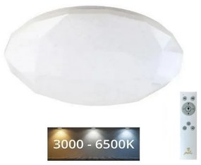 NEDES LED Mennyezeti lámpa STAR LED/36W/230V 3000-6500K + távirányítás ND3638