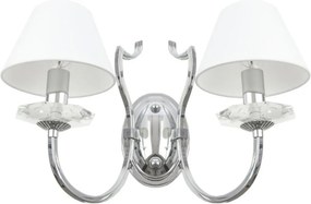 Cosmolight RIGA W02779CH-WH Plafonlámpa 2x40W/E14 IP20