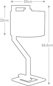 Elstead Lighting AXIOS AXIOS-TL-GREY Asztali lámpa 1x60W/E27